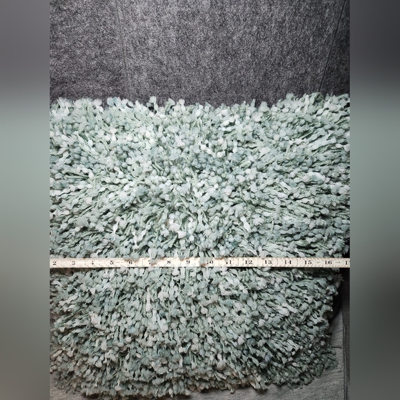 Nourison Celadon Pillow Size 18"x18"Decor style Glam Modern - Picture 6 of 6